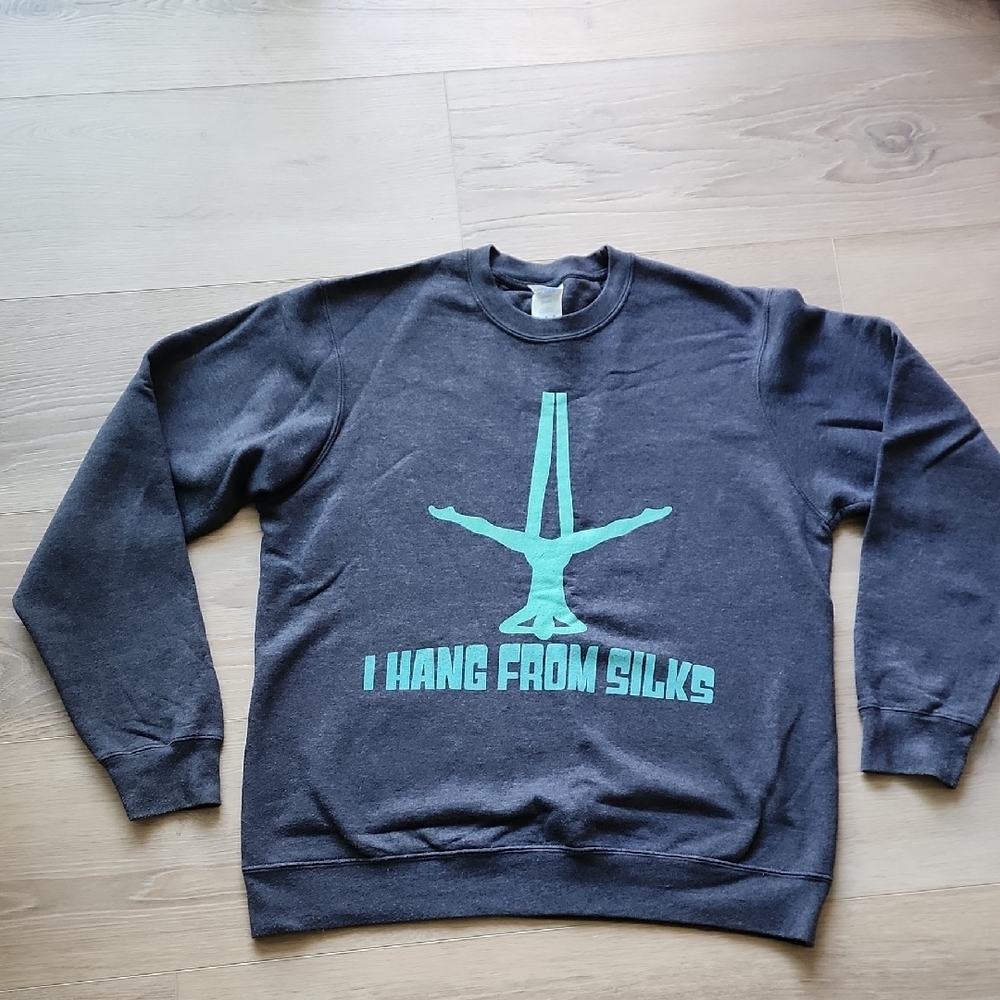 Gray Graphic Men's Sweater